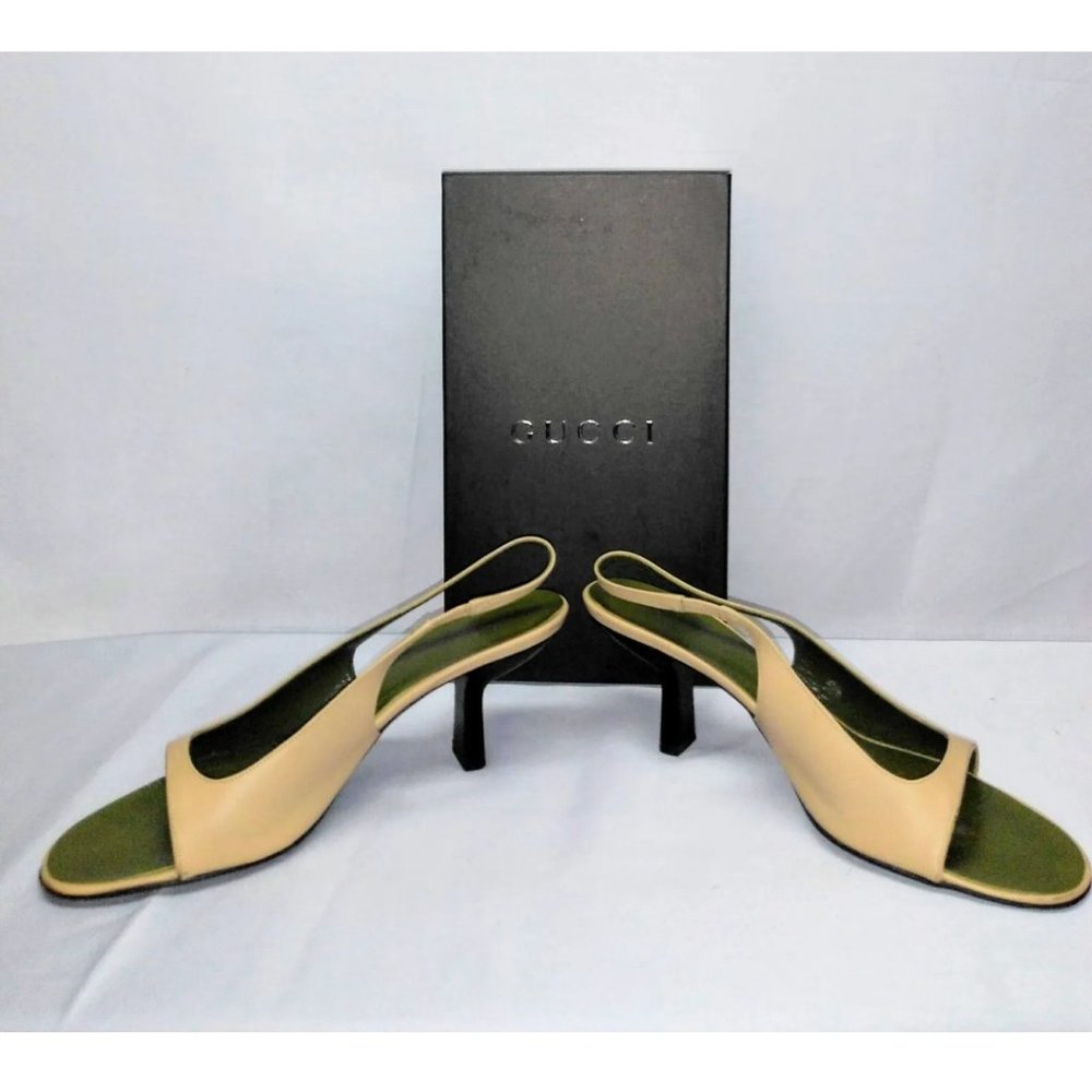 Gucci Kitten Heel Sandals sz 9